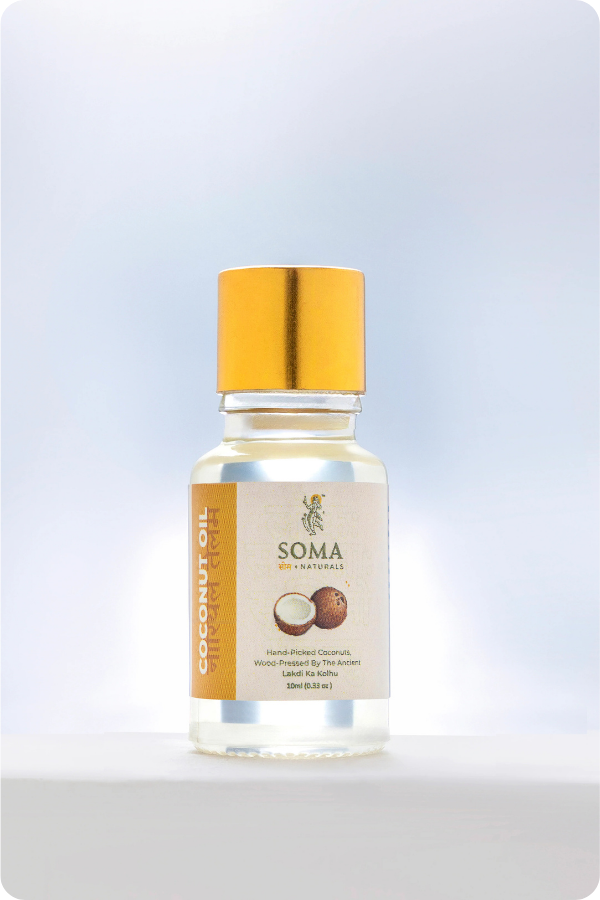 Wood-Pressed Coconut Oil / नारियल तैलम