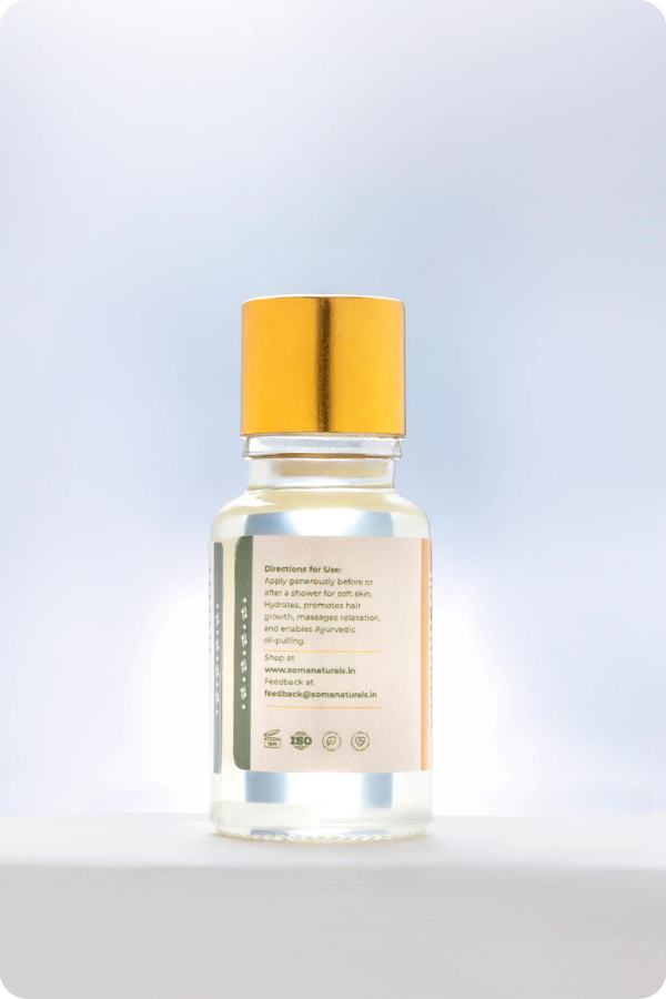 Wood-Pressed Coconut Oil / नारियल तैलम