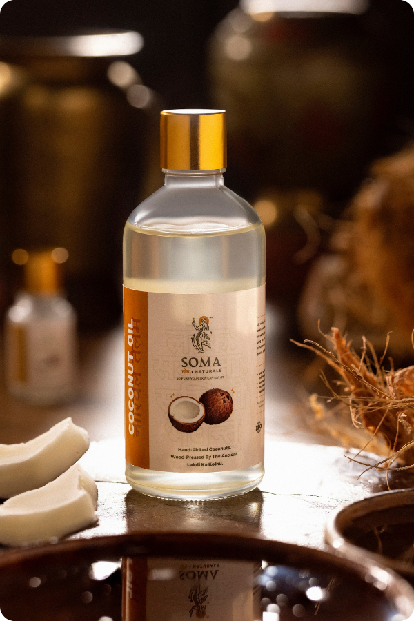 Woodpressed Coconut Oil / नारियल तैलम